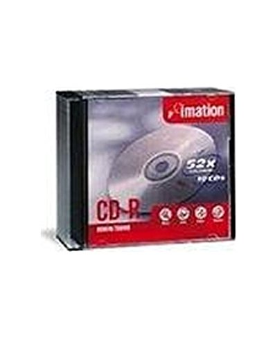 Slim jewel case pack of blank CD-R discs with a red and silver label
