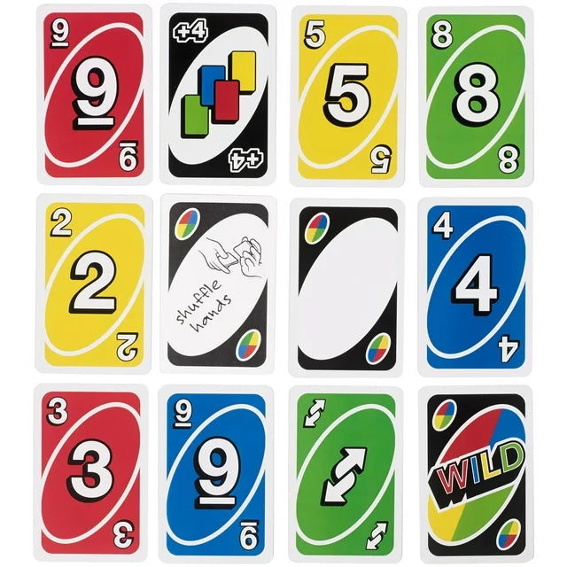 UNO Color & Number Matching Card Game for 2-10 Players Ages 7Y+