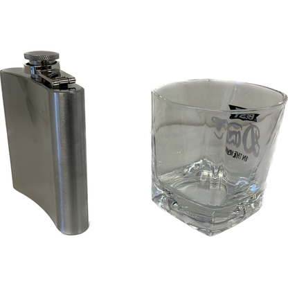 Father's Day Best Dad in the World Flask and Rocks Glass Set - Way to Celebrate