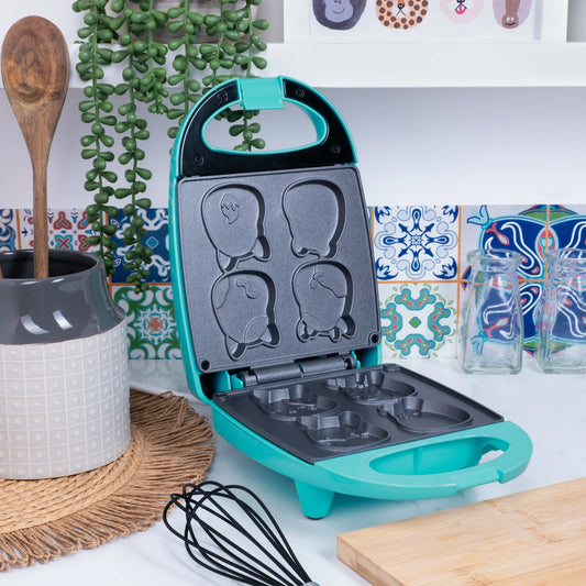 Fizz Creations Squishmallows Squish Squad Waffle Maker Non stick Plates American Style Waffles