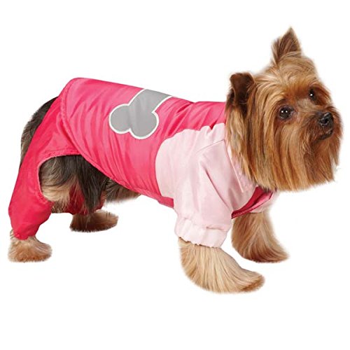 Casual Canine Nylon Snow Dog Parka, Small, Raspberry