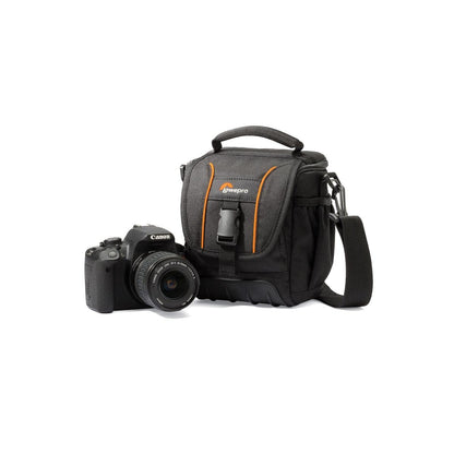 Lowepro LP36864-0WW, SH 120 II Adventure Bag for Camera, Compact Size, Fits DSLR with Attached Kit Lens, Memory Card, Small Accessories UPC: 056035368646