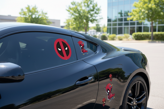 CHROMA 045030 Marvel Deadpool 9Pc Decal Kit, 1 Pack - Realmdrop Shop