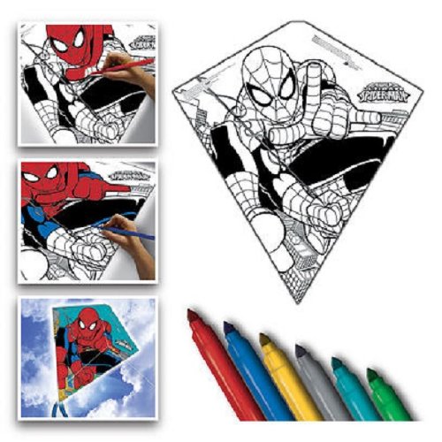 Color Me Kite 26" Tyvek Diamond Kite, Spider-Man