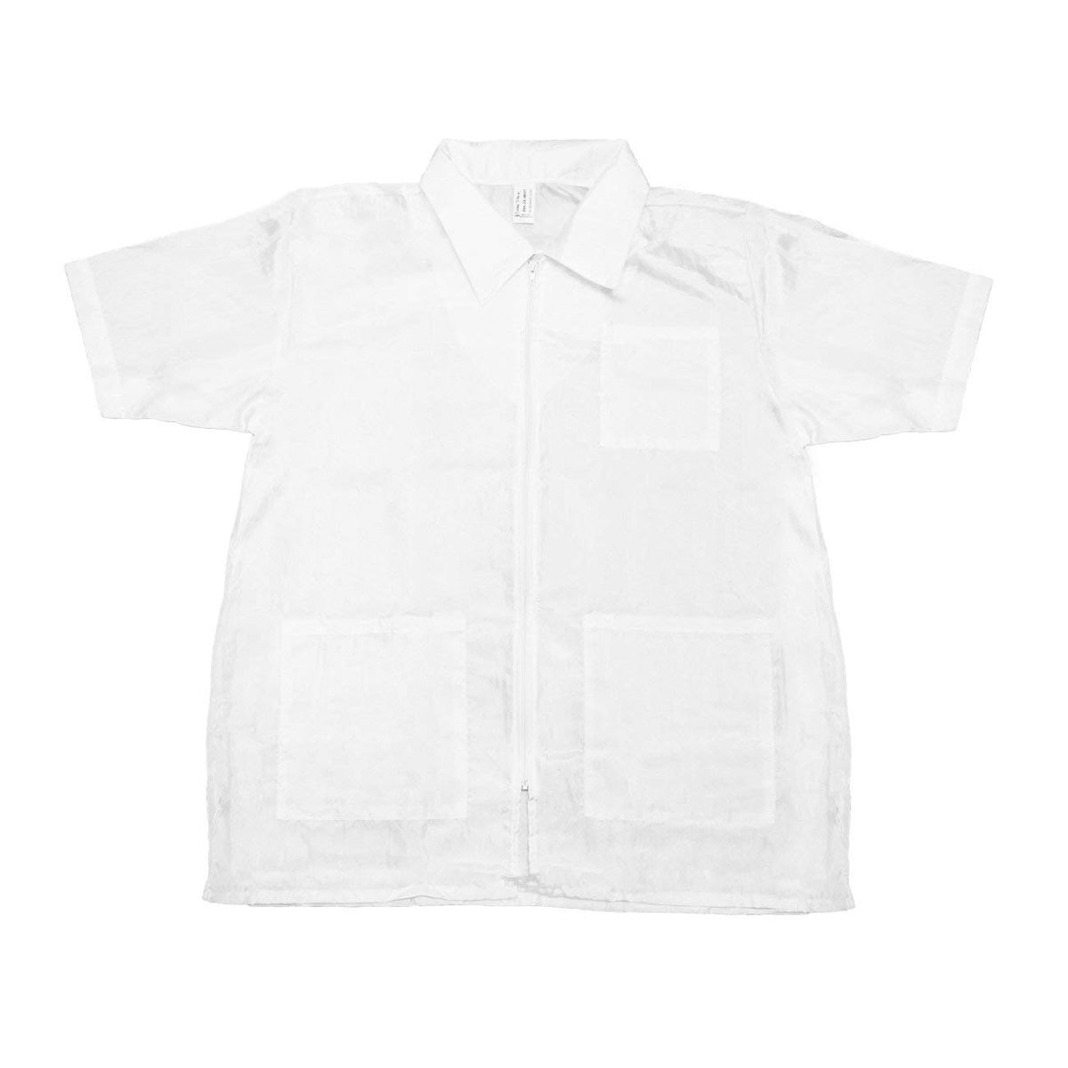 Betty Dain Nylon Barber Jacket, White, XL