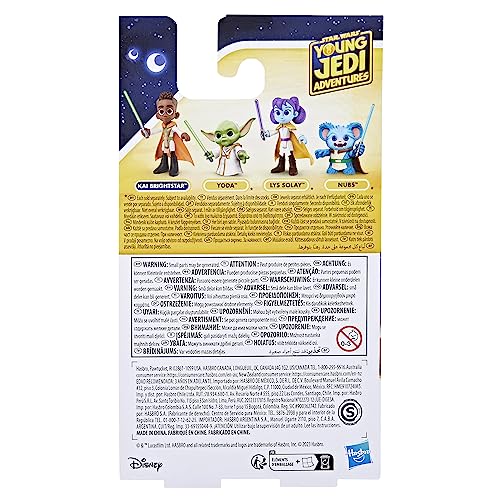 Star Wars: Young Jedi Adventures Kai Brightstar Action Figure, 4-Inch Scale Toys, Preschool Toys for 3 Year Old Boys & Girls