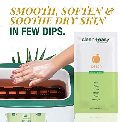Clean + Easy Peach and Fennel Paraffin Wax, Skin Softener - 1lb