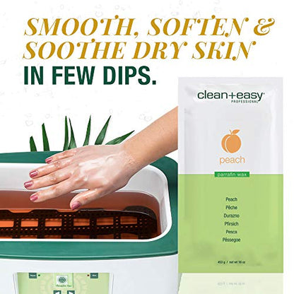 Clean + Easy Peach and Fennel Paraffin Wax, Skin Softener - 1lb
