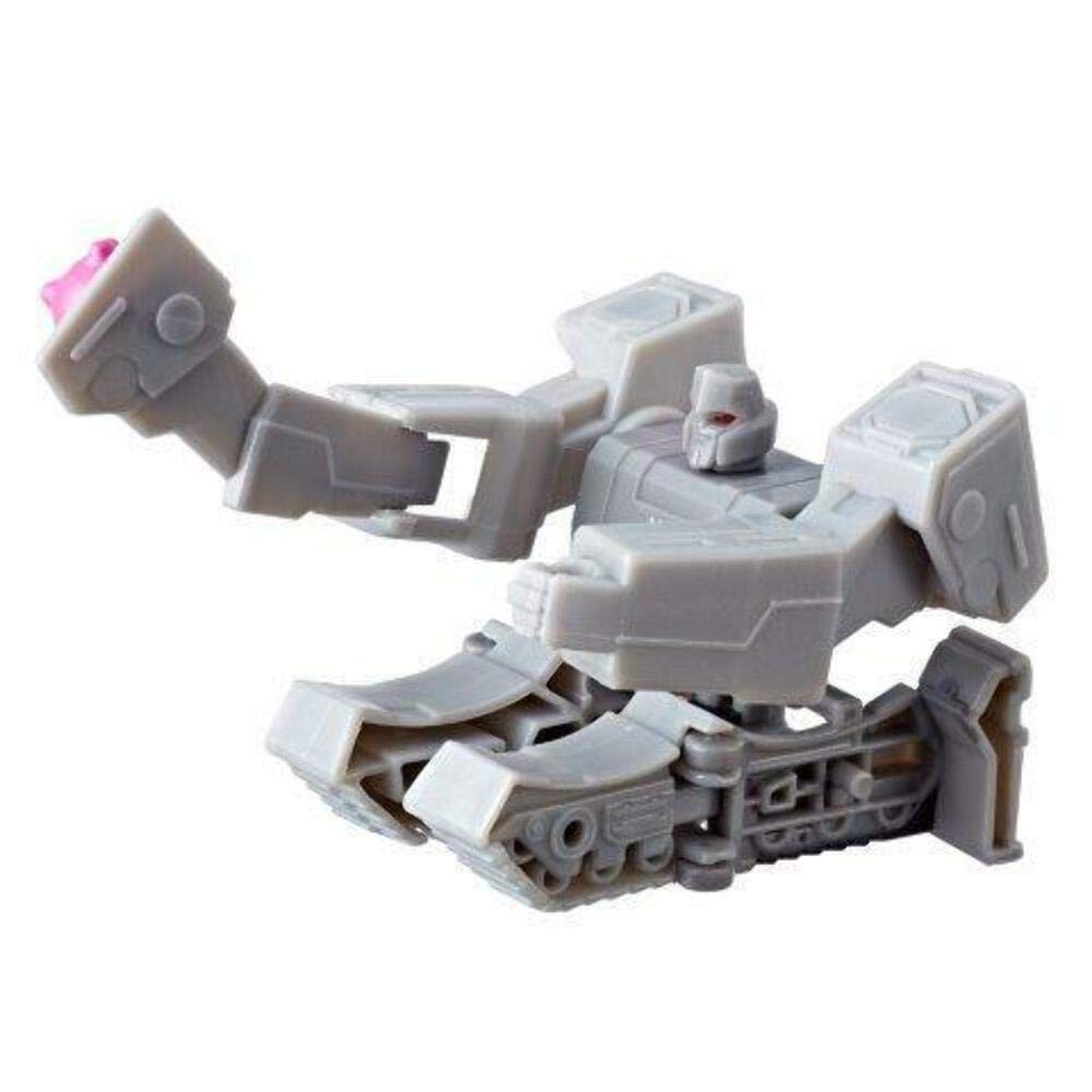 Grey Megatron figure half-converted into a tank with a pink-tipped mace arm