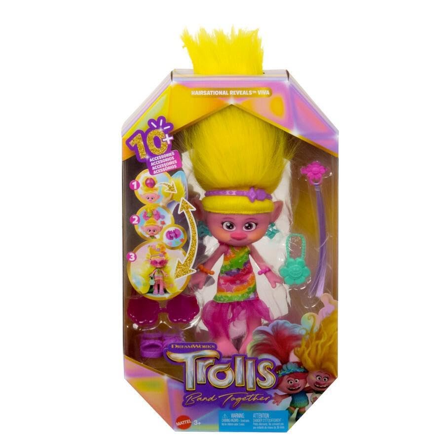 Mattel DreamWorks Trolls Band Together Hairsational Reveals Viva Fashion Doll