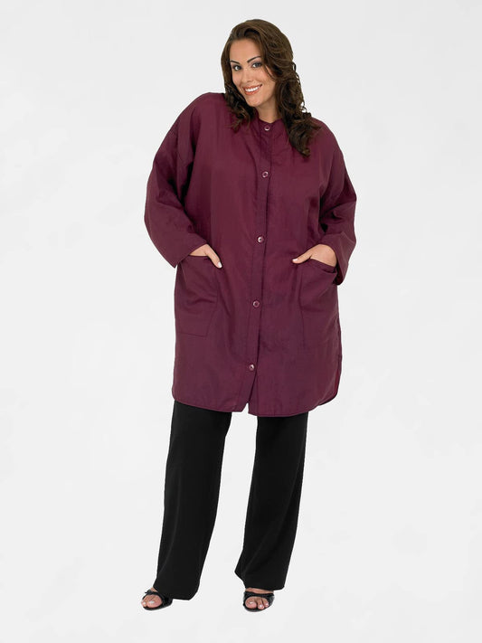 Betty Dain Original Big Shirt, Burgundy