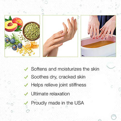 Clean + Easy Peach and Fennel Paraffin Wax, Skin Softener - 1lb