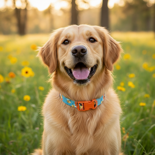 Zack & Zoey Flutter Bug Pet Collar, 14 to 20-Inch, Bumble Bee