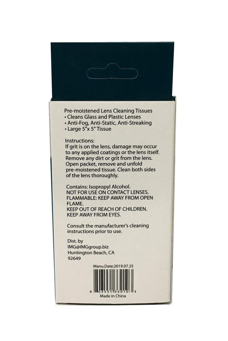Good Buy Lens Cleaning Wipes for Glasses & Cameras, 24 Count
