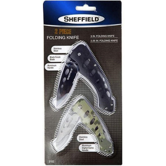 Sheffield 2 Piece Folding Knife Set UPC: 820909031024