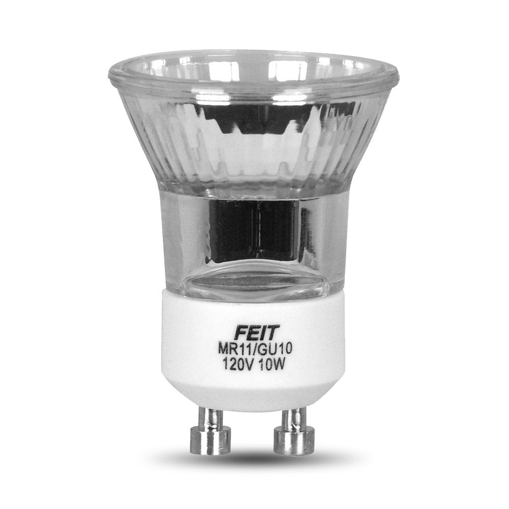 Feit MR11 GU10 10 watt clear halogen reflector bulb