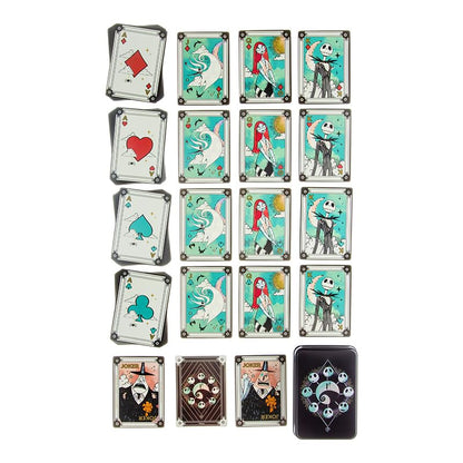 Paladone Nightmare Before Christmas Playing Cards in Collectable Tin - Officially Licensed Disney Merchandise, Standard Deck of 52 Cards with Character Illustrations, Gift for Jack Skellington Fans