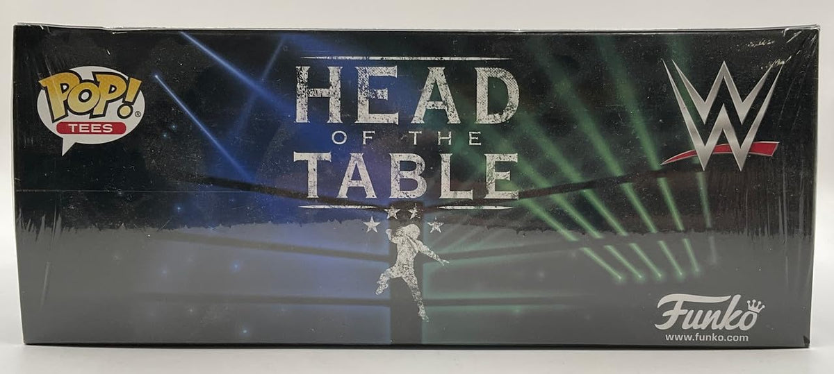 Top of the box with 'Head of the Table' lettering over a wrestling ring