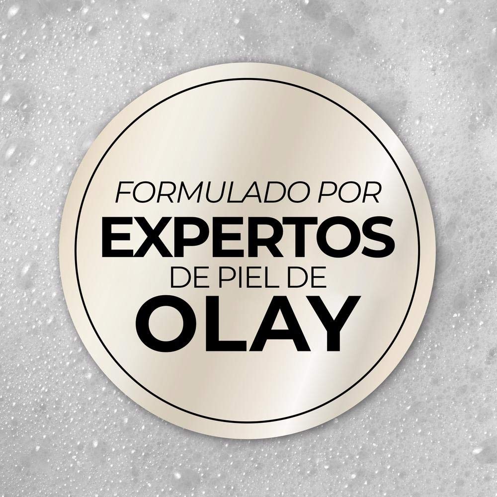 Silver seal reading Formulado por expertos de piel on a foamy background