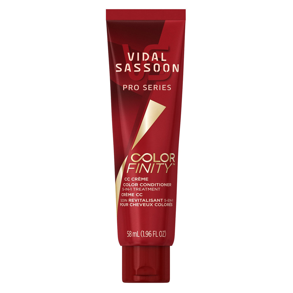 Red and gold tube of ColorFinity CC creme colour conditioner, 1.96 fl oz
