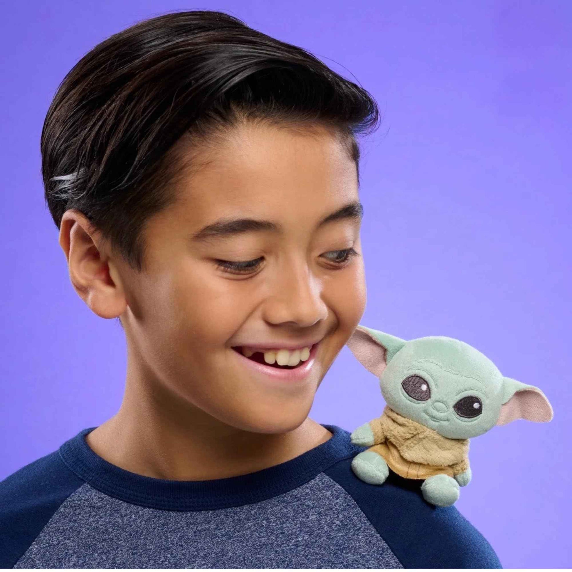 Star Wars Perch'd Grogu Shoulder Plush Toy, 3.75 Inch, for Ages 3 and Up