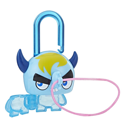 Hasbro Lock Stars Blue Horned Monster