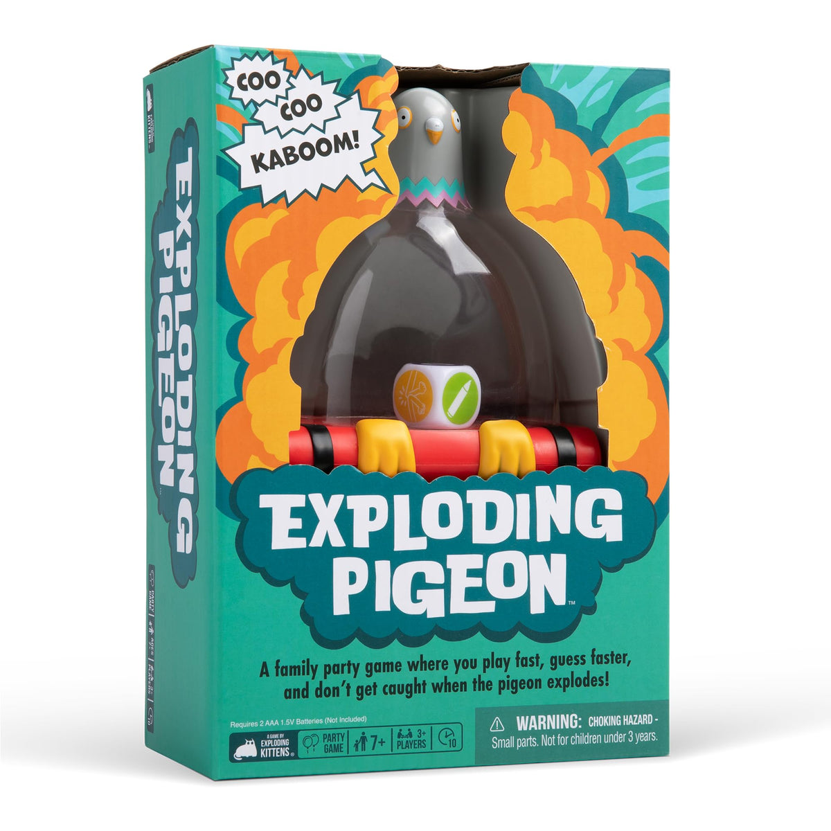 Exploding Kittens Exploding Pigeon Party Game