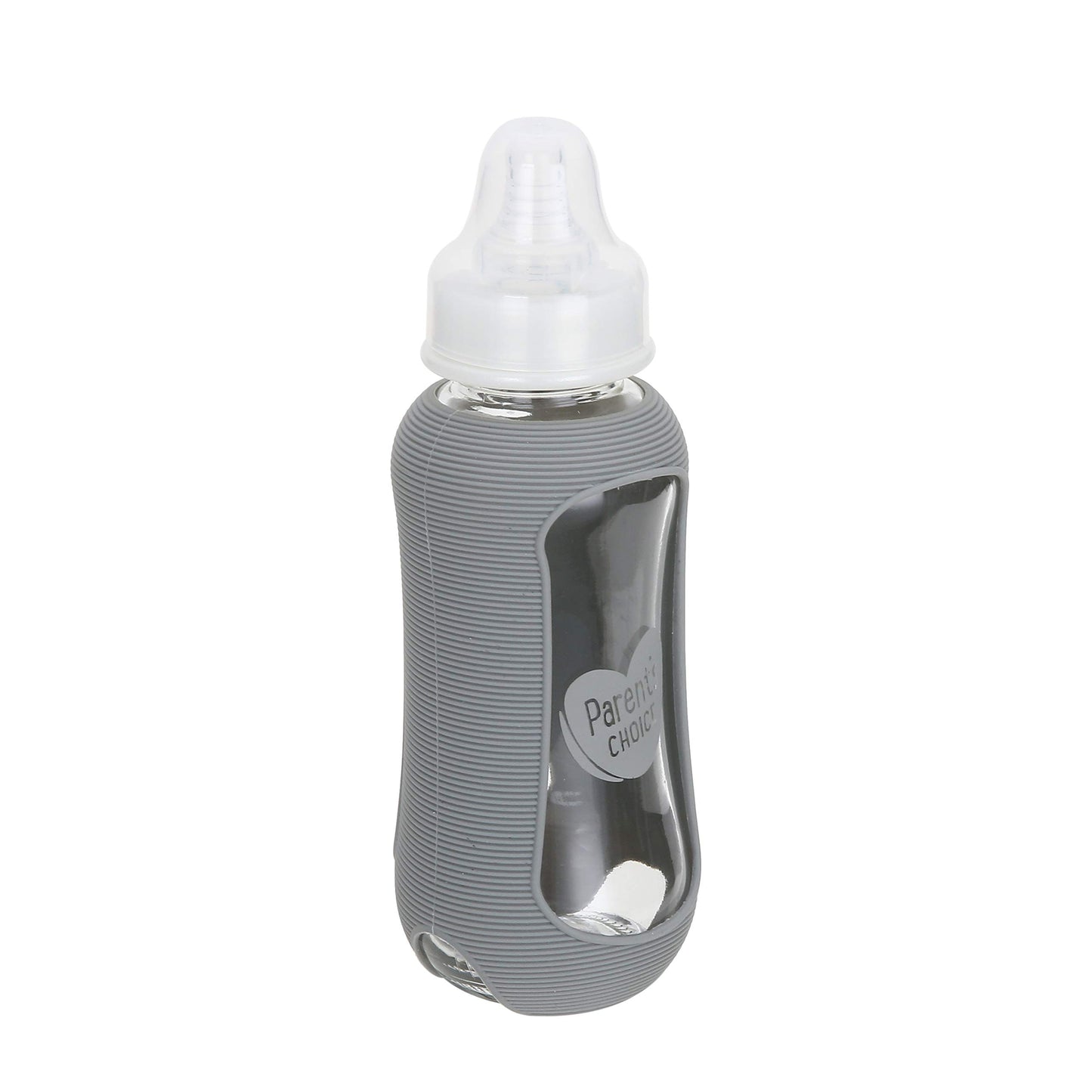 Parent's Choice Glass Baby Bottles 3 Pack Slow Flow 0+ Standard Neck 9 oz New