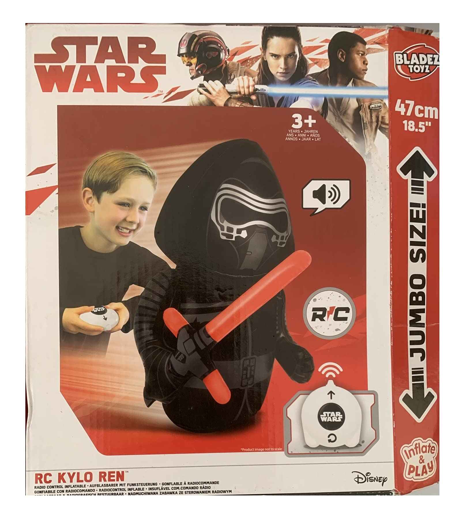 Star Wars Inflatable Remote Control Large Size 18.5 inches by 18.5 inches