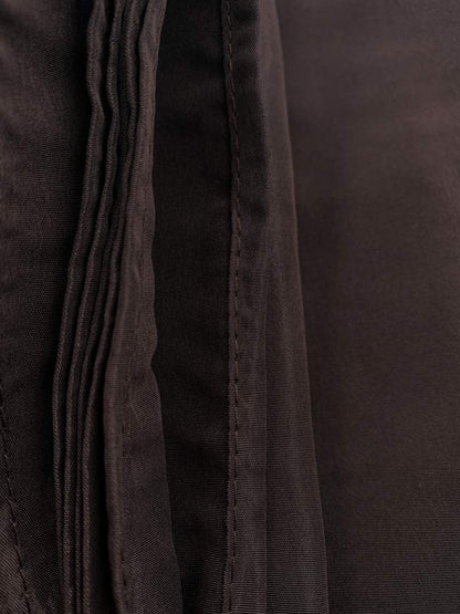 A Size Above Oversized Styling Cape with Snap Closure, Cut to Fit and Flatter a Larger Figure, Fits Up to 28 inch Neck, Soft Poly/Nylon Blend Fabric, Water Resistant, Machine Washable, Chocolate Brown