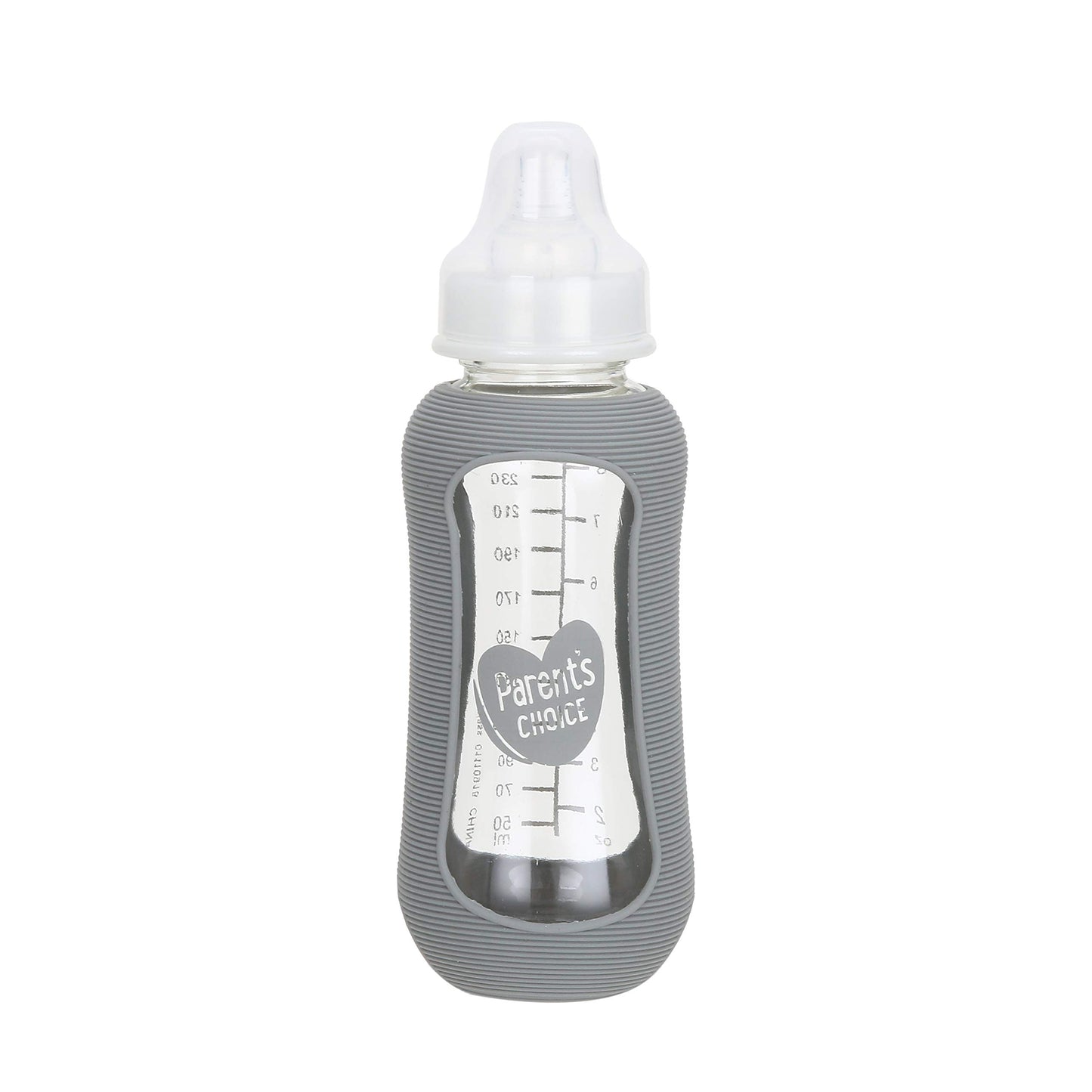 Parent's Choice Glass Baby Bottles 3 Pack Slow Flow 0+ Standard Neck 9 oz New