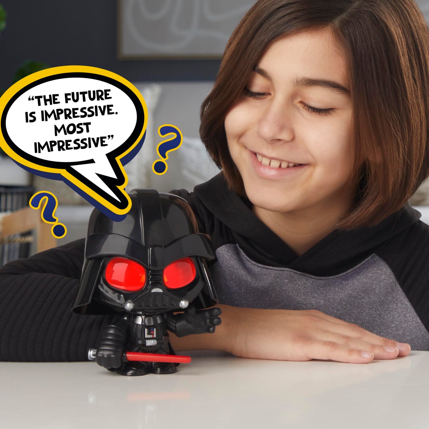 STAR WARS Force N Telling Vader, Electronic Fortune Telling Darth Vader Toy with 40+ Answers, Toys for 4 Year Old Boys and Girls