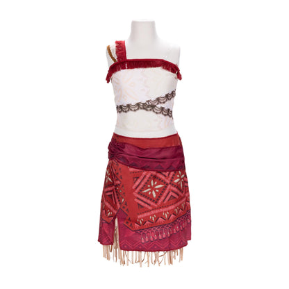 Disney Moana 2 Moana Dress Costume for Girls Adventure Outfit Fashion for Pretend Play Dress Up, Officially Licensed by Disney, Great Birthday & Holiday Gift for Girls
