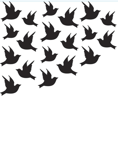 Darice Birds, 4.25 x 5.75 inches Embossing Folder, Clear