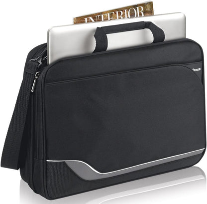 Solo New York Vector Collection Laptop Clamshell Case, Airport Security-Friendly, for Notebook Computers up to 17.3Inches, Black (VTR325-4/28)