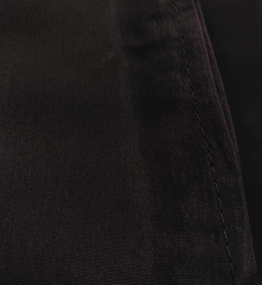A Size Above Oversized Styling Cape with Snap Closure, Cut to Fit and Flatter a Larger Figure, Fits Up to 28 inch Neck, Soft Poly/Nylon Blend Fabric, Water Resistant, Machine Washable, Chocolate Brown