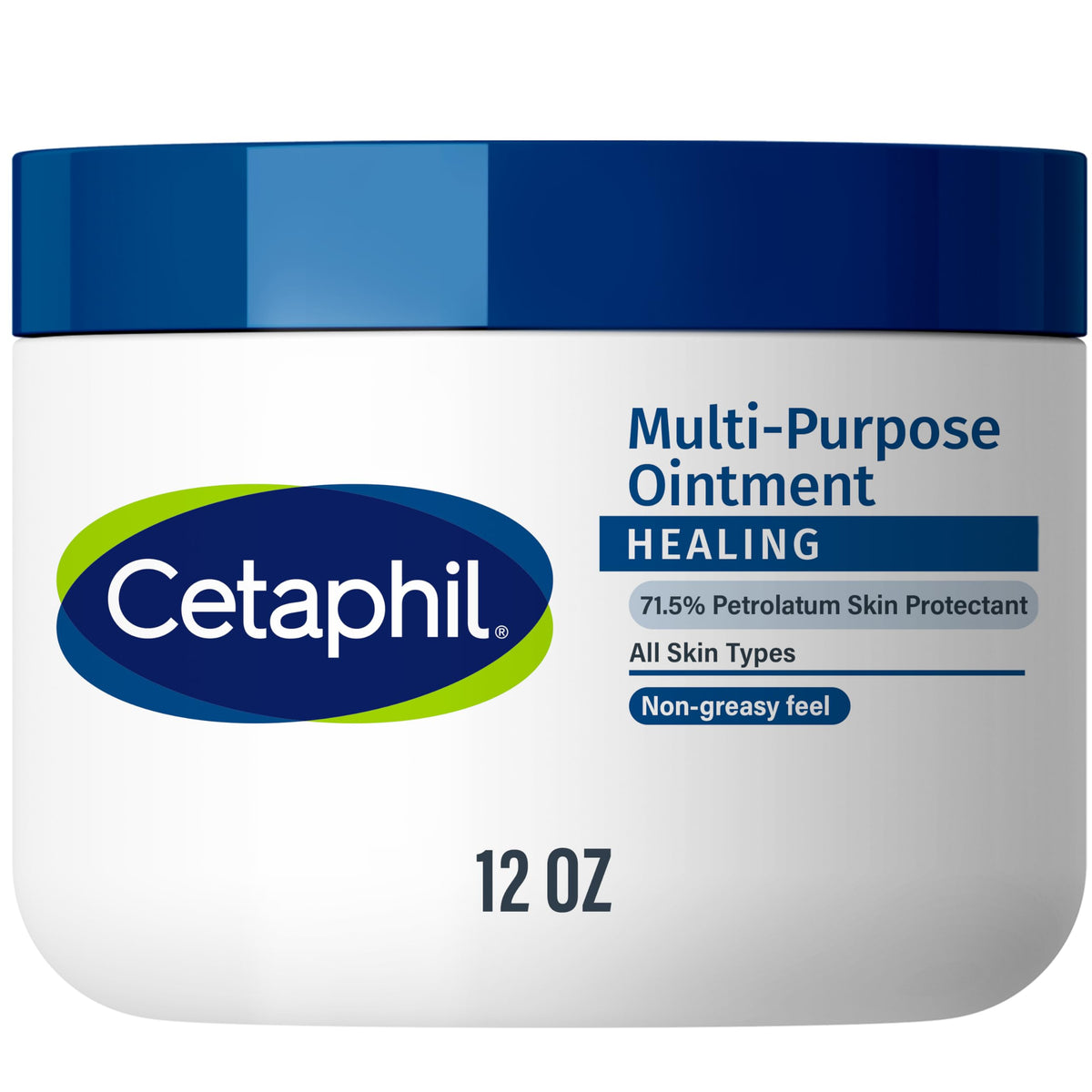 Cetaphil Healing Multi-Purpose Ointment 12 oz white jar with blue lid