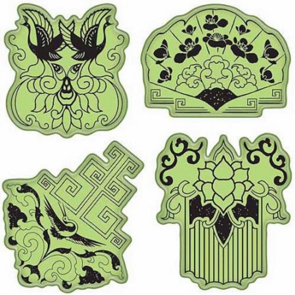 Inkadinkado Stamping Gear Cling Stamps, Far East