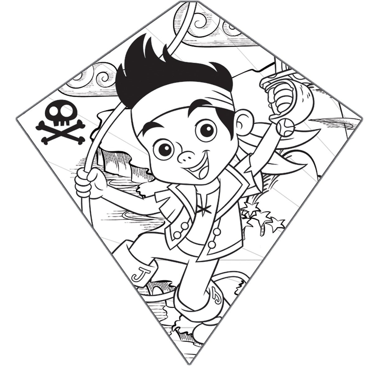 Color Me Kite Tyvek Diamond Kite, Jake