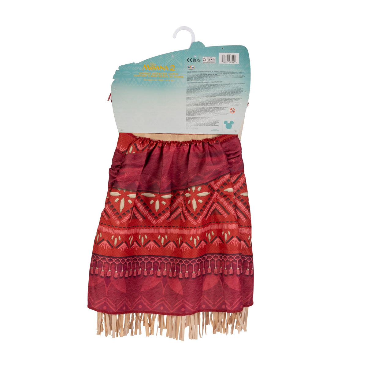 Disney Moana 2 Moana Dress Costume for Girls Adventure Outfit Fashion for Pretend Play Dress Up, Officially Licensed by Disney, Great Birthday & Holiday Gift for Girls