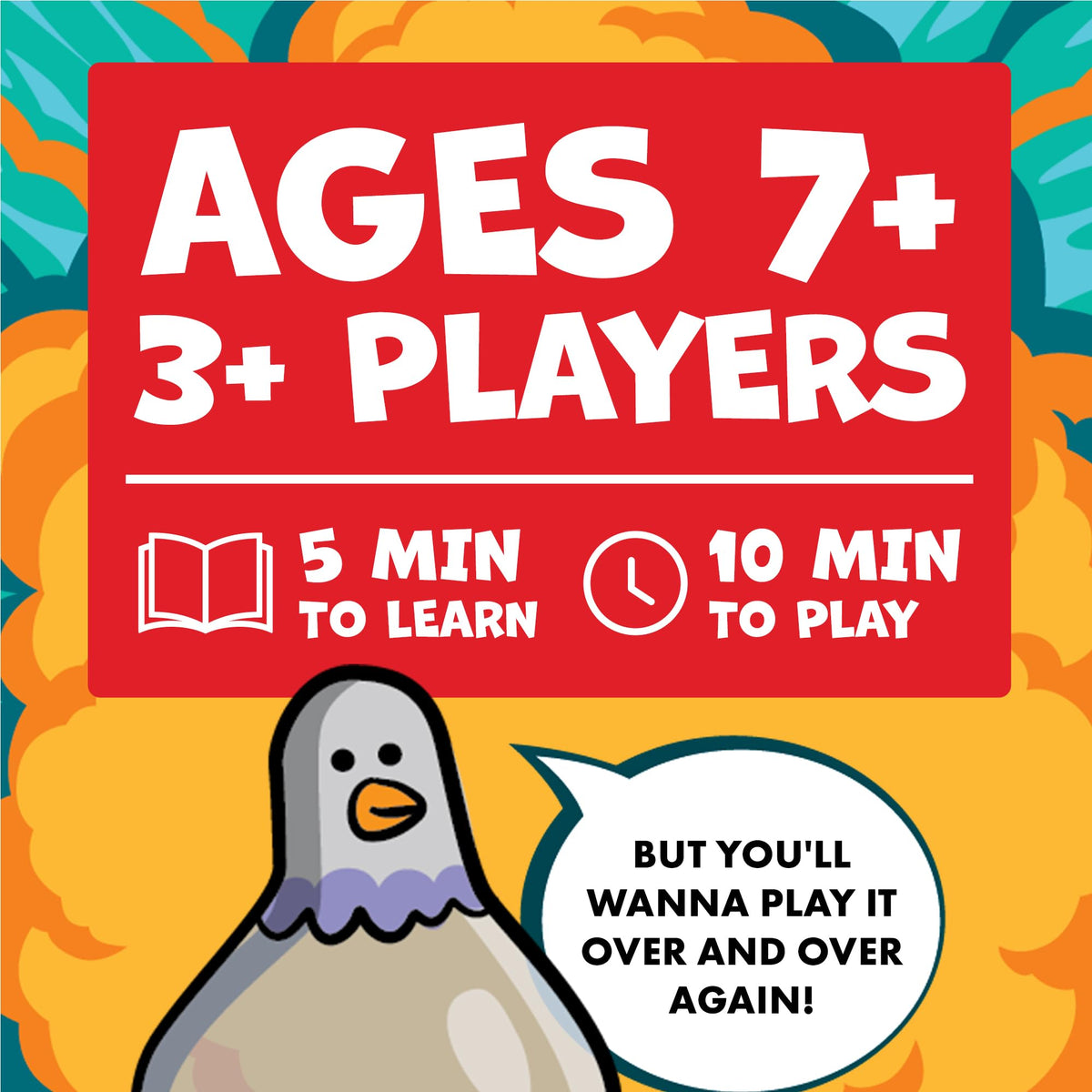 Exploding Kittens Exploding Pigeon Party Game