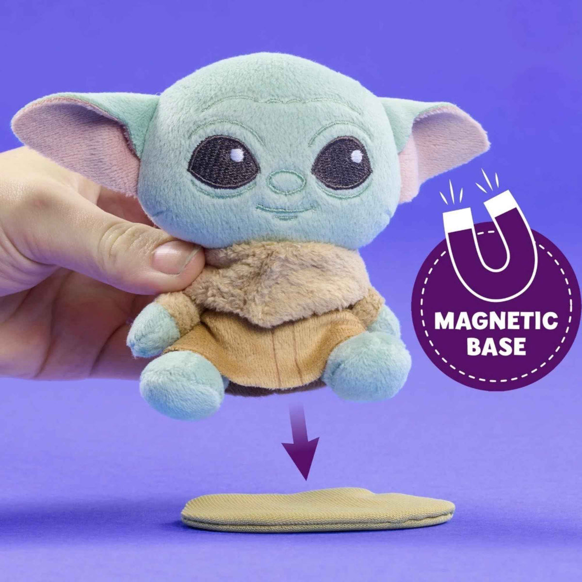 Star Wars Perch'd Grogu Shoulder Plush Toy, 3.75 Inch, for Ages 3 and Up