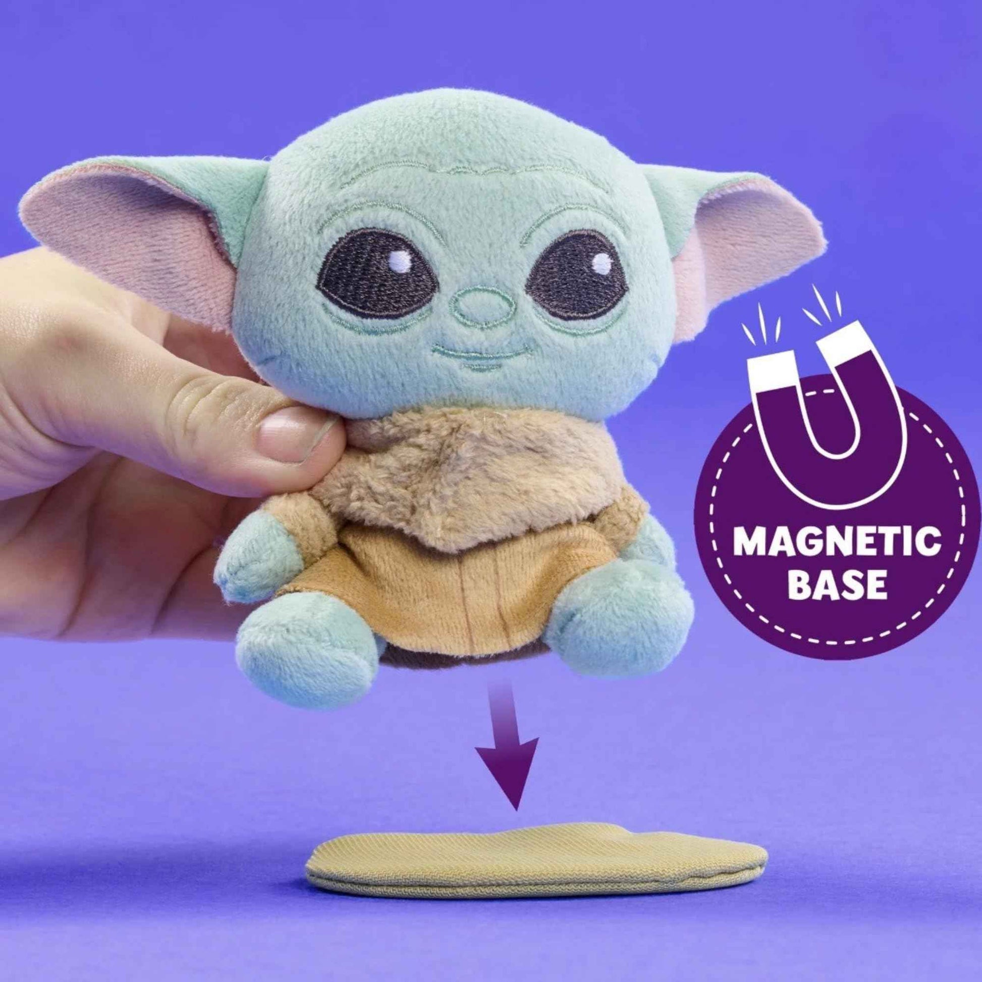 Star Wars Perch'd Grogu Shoulder Plush Toy, 3.75 Inch, for Ages 3 and Up