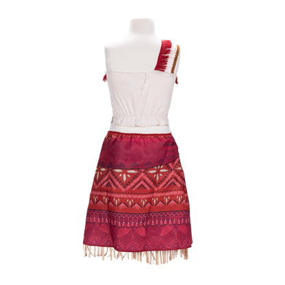 Disney Moana 2 Moana Dress Costume for Girls Adventure Outfit Fashion for Pretend Play Dress Up, Officially Licensed by Disney, Great Birthday & Holiday Gift for Girls