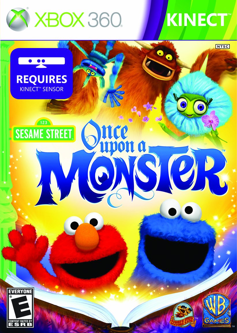 Once Upon a Monster Kinect case with Elmo, Cookie Monster and furry monsters