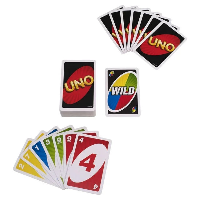 UNO Color & Number Matching Card Game for 2-10 Players Ages 7Y+