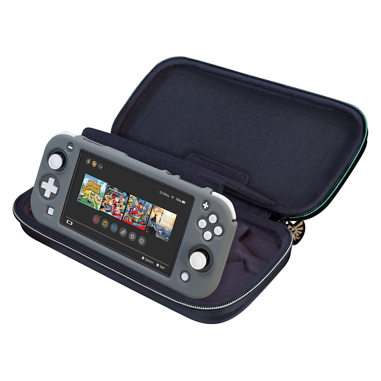 Game Traveler Deluxe Licensed Travel Case Designed for Nintendo Switch, Lite, OLED, Legend of Zelda Tears of the Kingdom (NNS433)