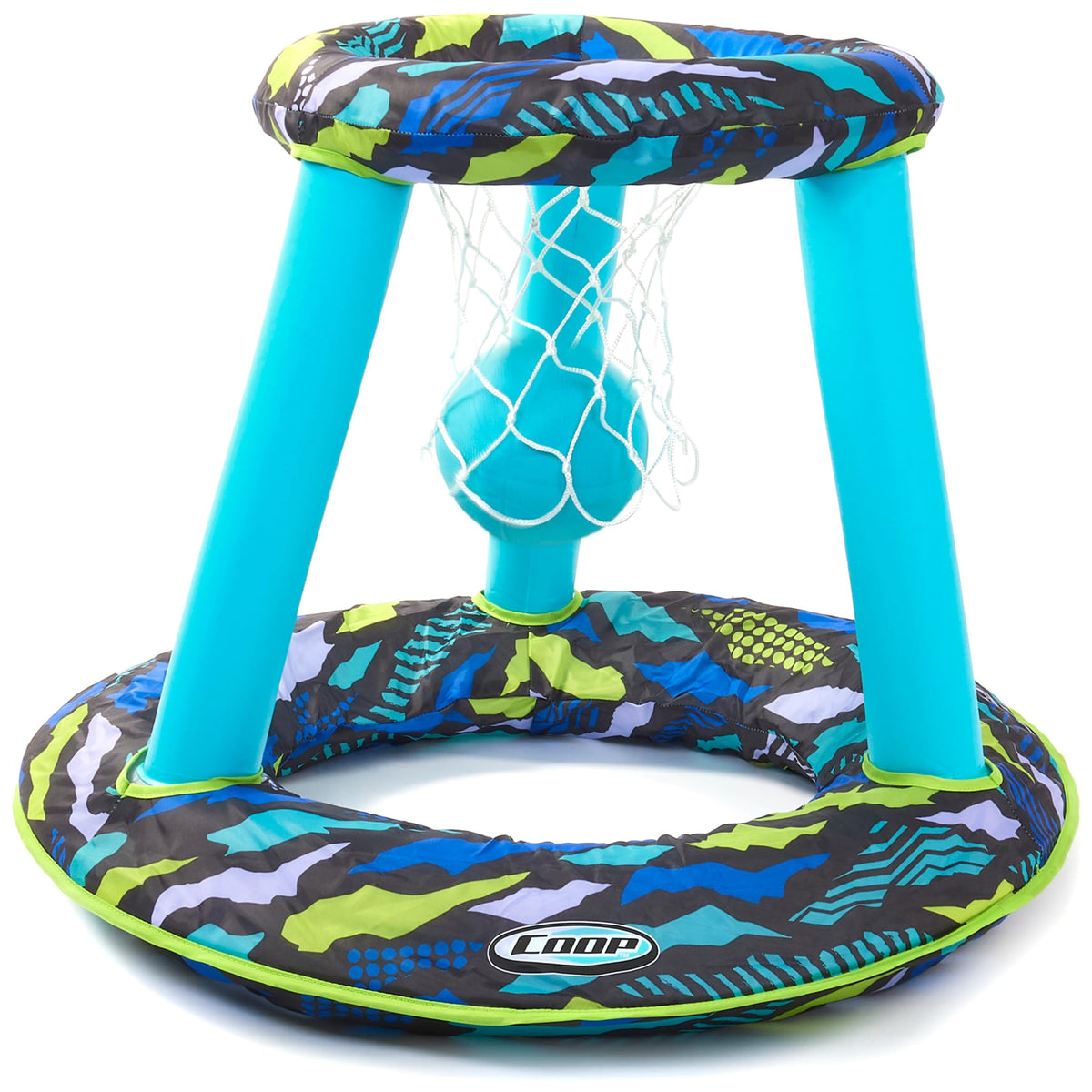 SwimWays Coop Hydro Spring Hoops Pool Basketball Set