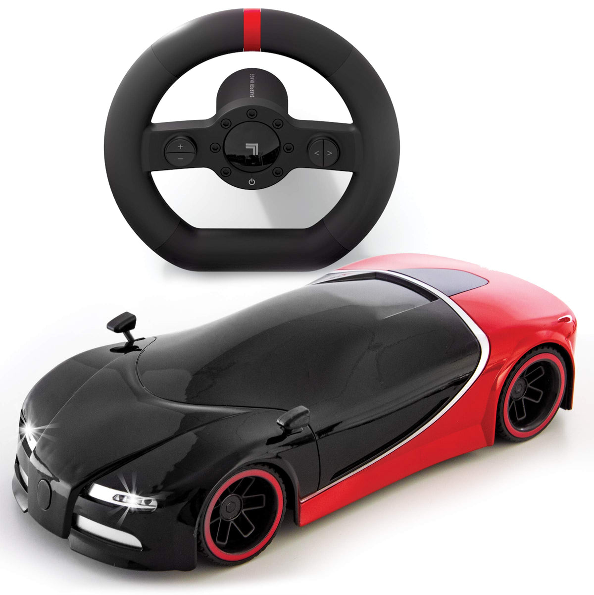 Sharper Image Sports Italia RC Race Car with Gravity Steering Wheel, 1:16