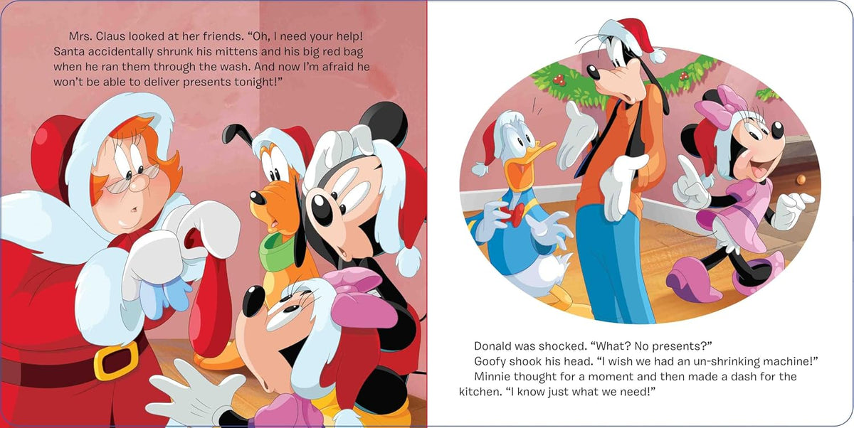 Disney Minnie Saves Christmas Read-Along Storybook & CD